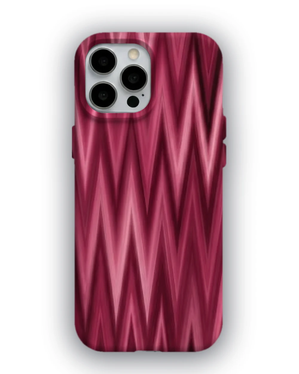 Bordo Zikzak telefon kılıfı