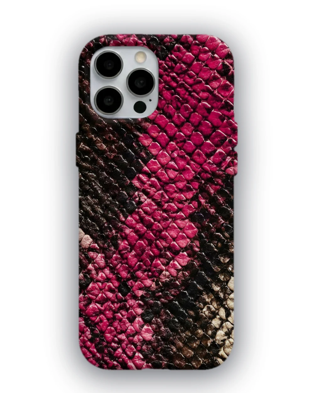 Fuşya Piton telefon kılıfı