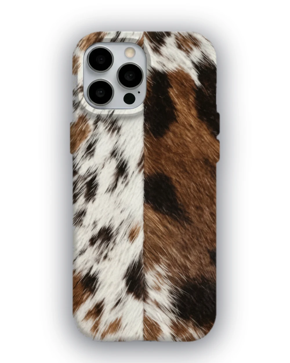 Kahve Patchwork telefon kılıfı